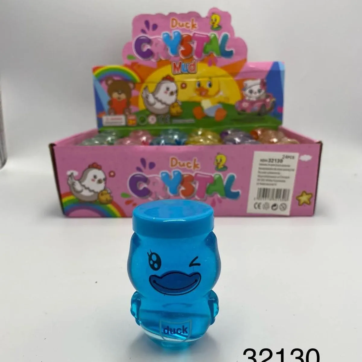 Crystal Mud Duck - Glutek w Kaczuszce, Mix Kolorów, 24 szt.