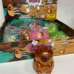 Zabawki Squeeze Toys Kapibara z Brokatem, Gniotek Antystresowy 12szt