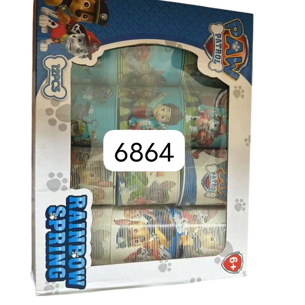 Sprężynki Paw Patrol Rainbow Spring - Zestaw 12 szt, kod 6864