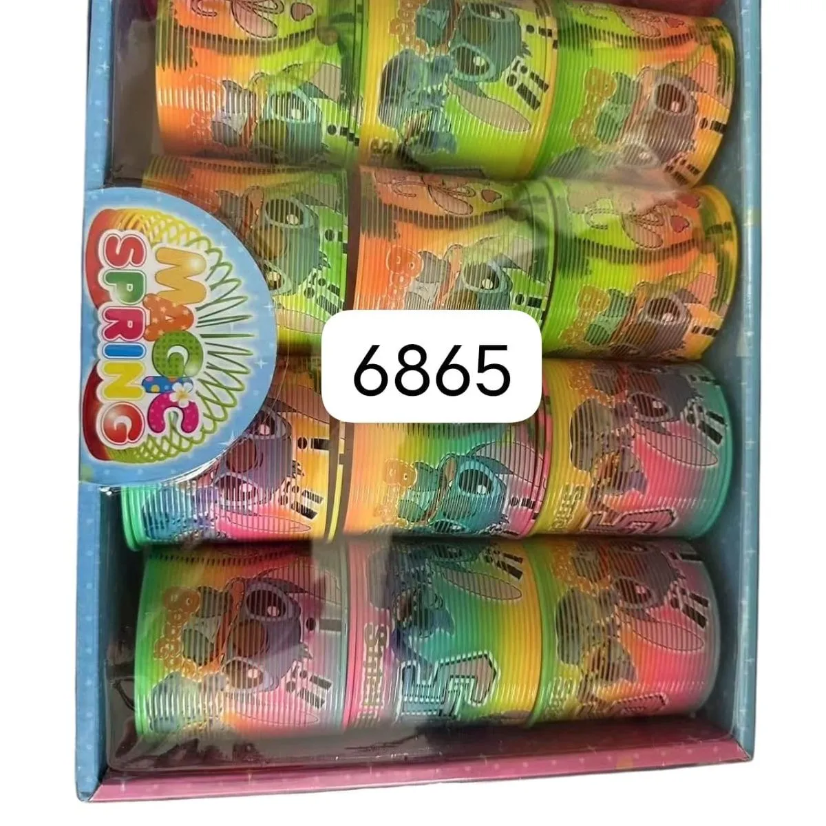 Sprężynki Magic Spring tęczowe Paw Stitch, 12 szt.