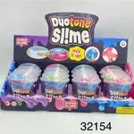 Zabawki Slime Duotone - Dwukolorowa Masa Plastyczna 12 szt.