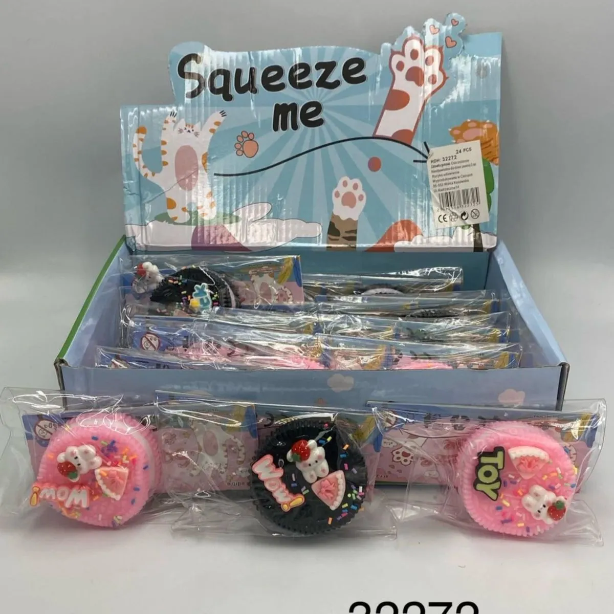 Zabawki Squeeze Me Oreo Gniotki Ciastka Mix Kolorów 24 szt.