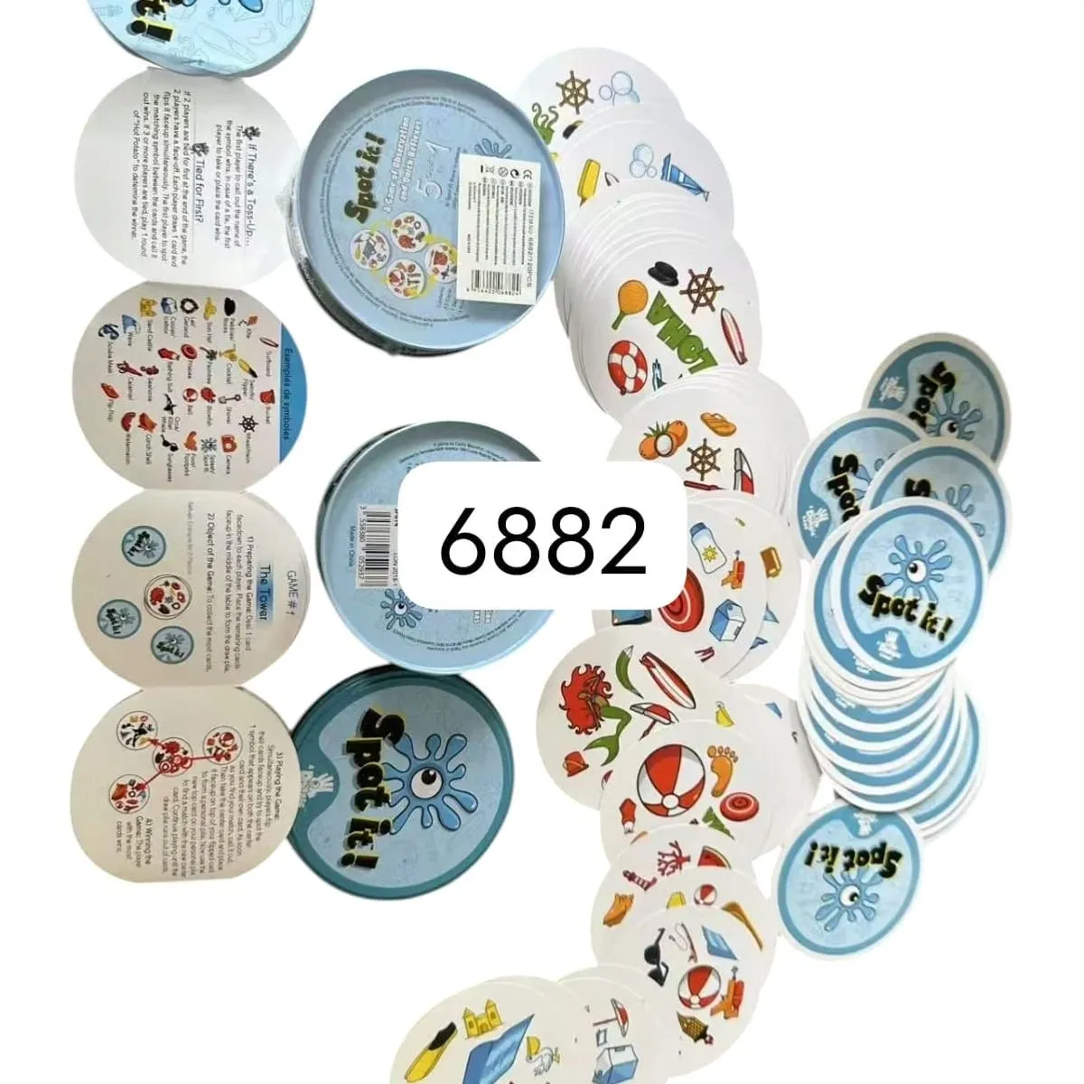 Gra Dobble Spot it! Wakacyjna w Metalowej Puszce - 12 szt.