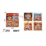 Naklejki Sweet Food - Zestaw Mini Zabawek Figurki 12 szt