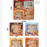Naklejki Sweet Food 3D wypukłe, zestaw 12 szt, mini zabawki