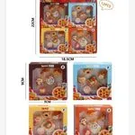 Naklejki Sweet Food 3D Zestaw 12 szt. - Motyw Jedzenie i Zwierzęta