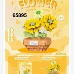 Klocki Flower Pot Series Słonecznik w doniczce 325PCS 6+ 7Toys