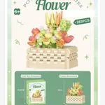 Klocki Kwiaty 283PCS Roślina w Doniczce Potted Plant Series