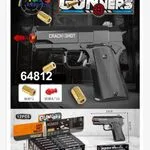 Pistolet Zabawka Gun Soft Bullet 13cm Crack Shot - 12 szt.