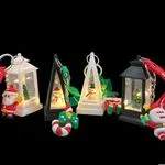 Brelok do Kluczy Świąteczny LED Z Lampionami i Elfami