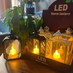 Lampki LED Storm Lantern czarne i białe