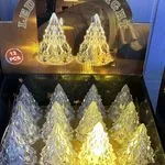 Lampki LED Świeczące Drzewka Kryształowe 12 szt