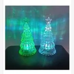 Lampki LED choinki 6x11cm zielona i niebieska