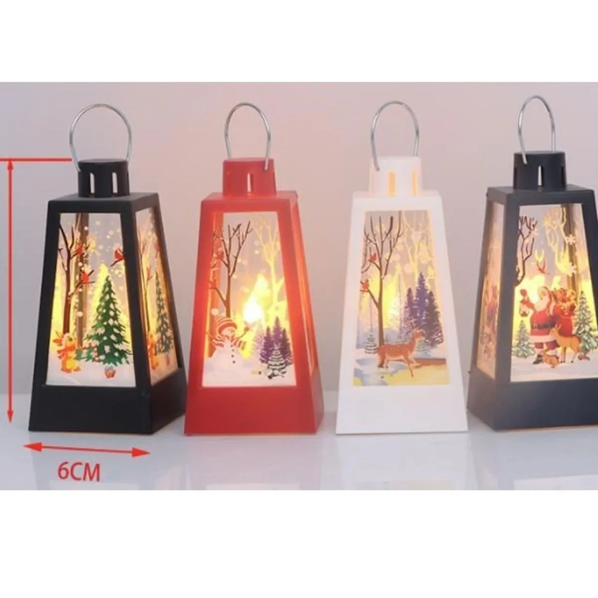 Lampki Świąteczne LED 6x12.5cm