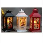 Lampki Świąteczne LED 8x17.3cm Czarny/Biały/Czerwony
