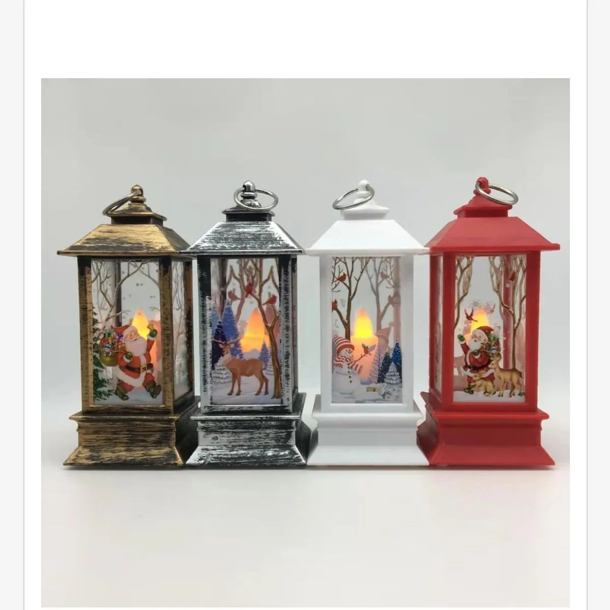 Lampki świąteczne LED 5.3x12.5cm 4 kolory