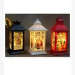 Lampki Świąteczne LED 8.2x17.3cm Czarny/Biały/Czerwony