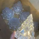 Lampki LED 12cm choinkowe kryształowe