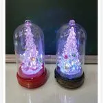 Lampka LED Świąteczny Drzewko pod Kloszem