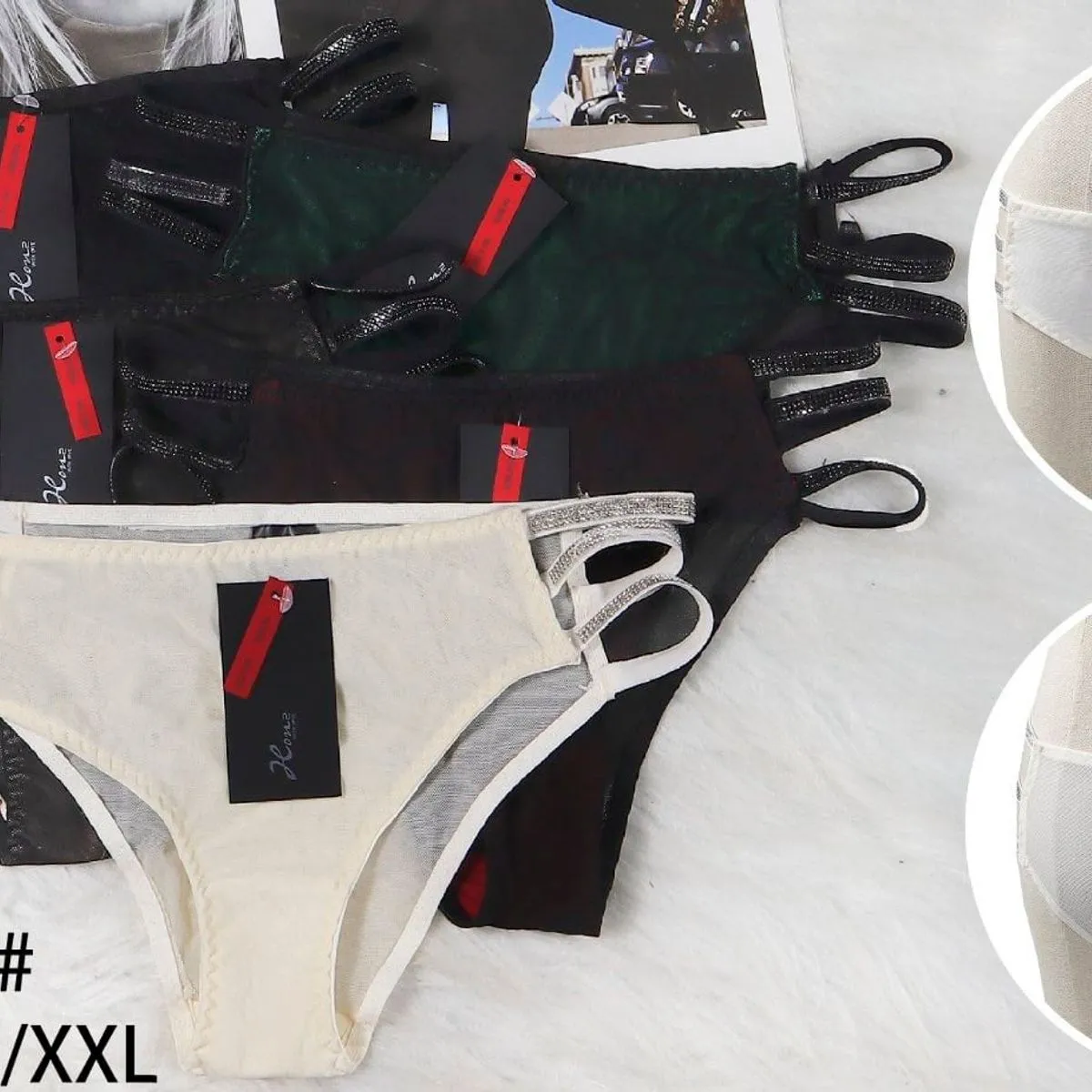 Majtki damskie koronkowe S-XXL/XXXL NO.Y-08