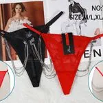 Majtki damskie z łańcuchami NO:Y-11 M/L/XL/XXL/XXXL