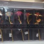 Pudełko Kwiaty LED Rose Gold z podświetleniem