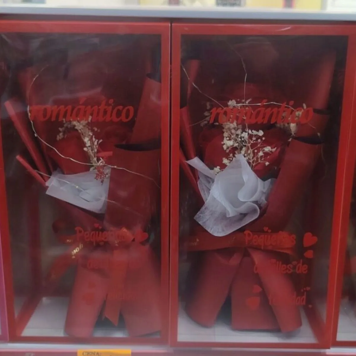 Pudełko Kwiaty LED Romantico 4 szt