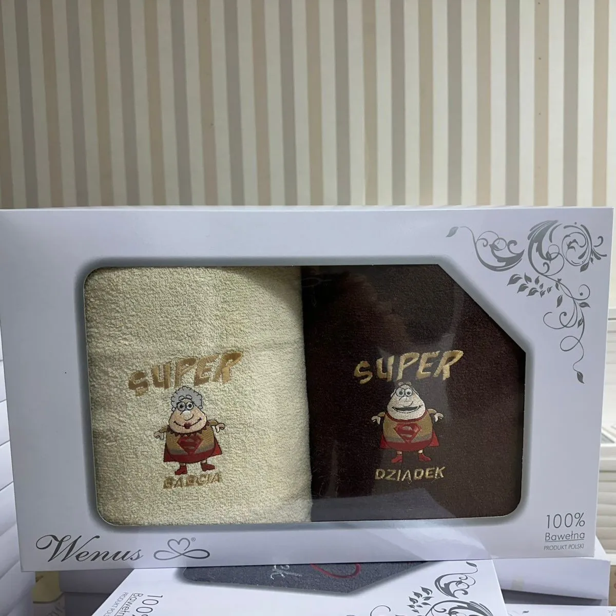 Ręczniki Babcia & Dziadek 2PCS 70/140 SUPER
