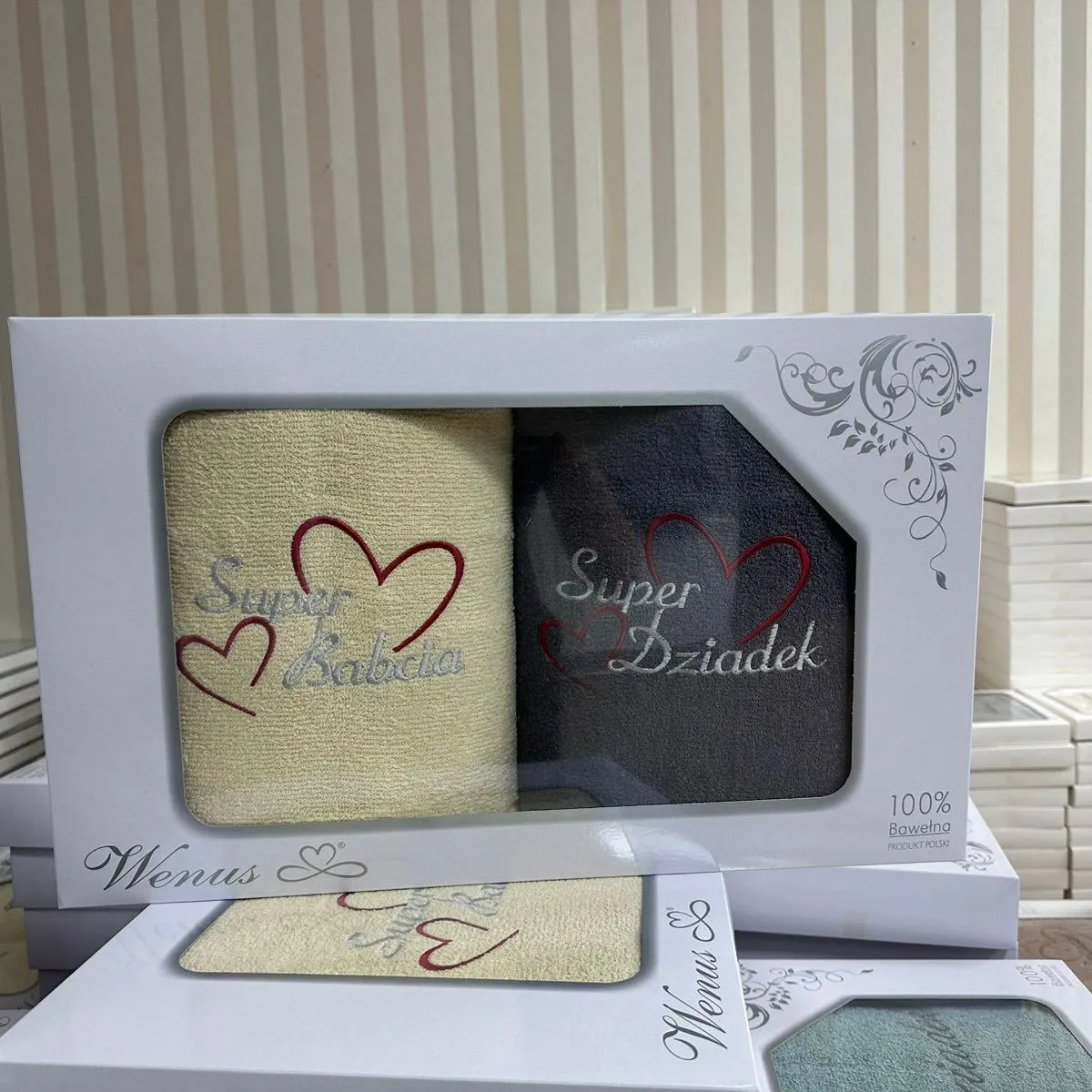 Ręczniki Babcia & Dziadek 2PCS 70/140