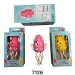 Zabawka Dancing Octopus - różowa i żółta, 32 szt/opak.