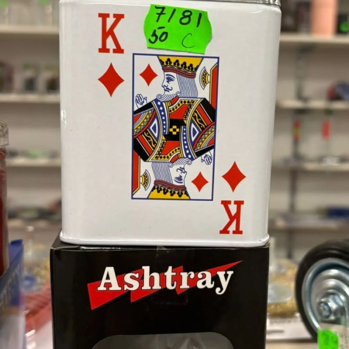 Popielniczka Ashtray z motywem Króla Karo