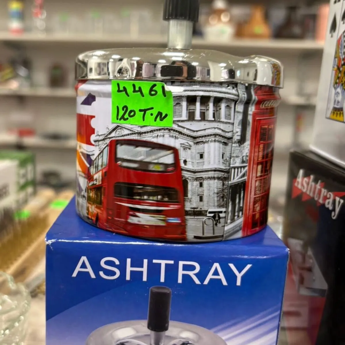 Popielniczka Ashtray obrotowa z motywem Londynu 120tn