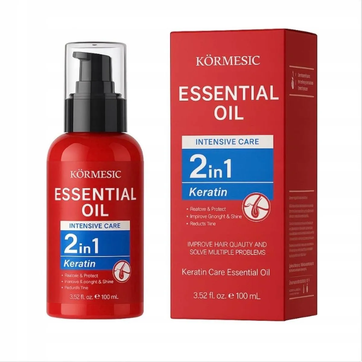 KörMescic Essential Oil 2w1 Keratyna 100ml Maska do Włosów
