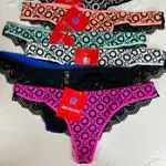Majtki damskie koronkowe L-XL-XXL W1510# multikolor