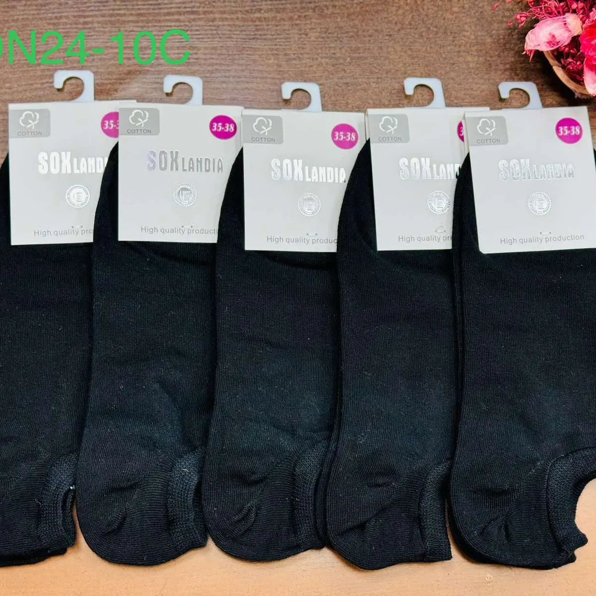 Skarpetki damskie SONLANDIA DN24-10C czarne