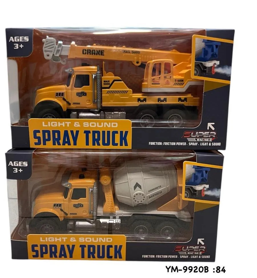 Zabawka Spray Truck z muzyką i światłem, 3+ lat