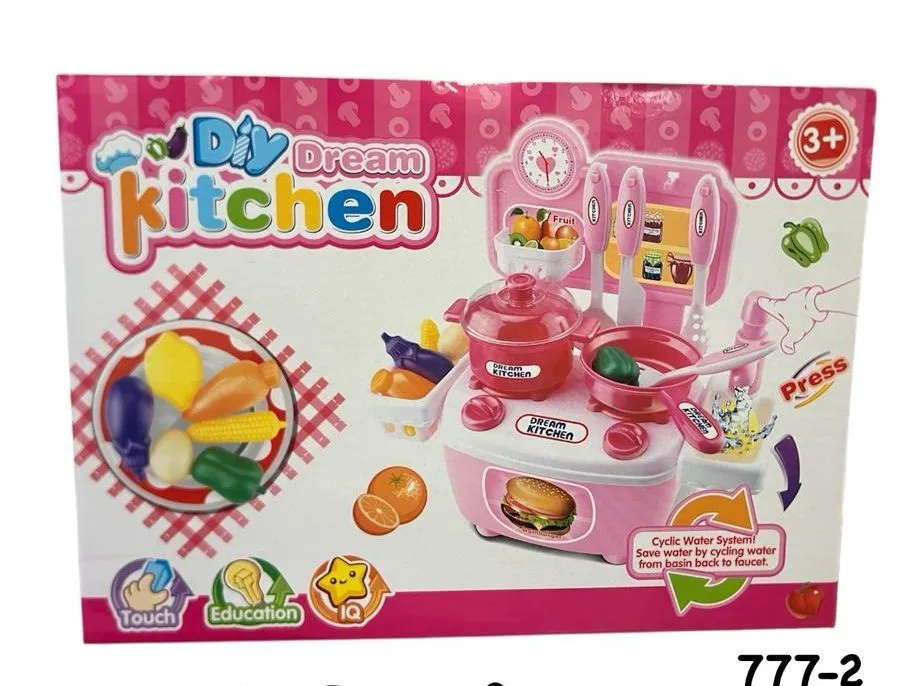 Zabawka DIY Dream Kitchen kuchenka z akcesoriami 3+