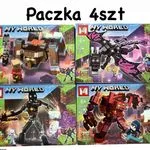 Zestaw klocków My World Minecraft Paczka 4 szt