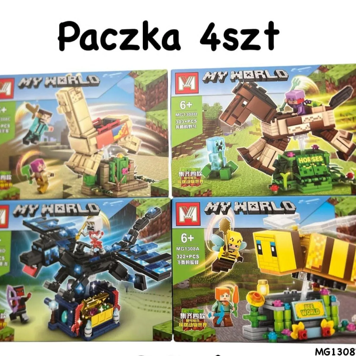 Zestaw klocków My World 4 opakowania 6+ lat