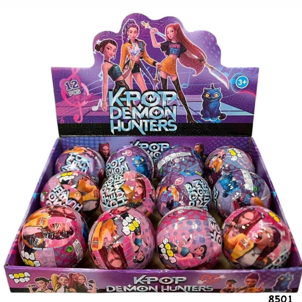 Zabawki Kula Kpop Demon Hunters 12 szt.