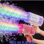 Pistolet do baniek Rocket Bubble Gun z podświetleniem