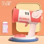 Pistolet do baniek Bubble Girl różowo-biały