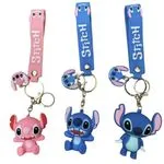 Brelok do Kluczy Stitch Różowy, Niebieski, Granatowy