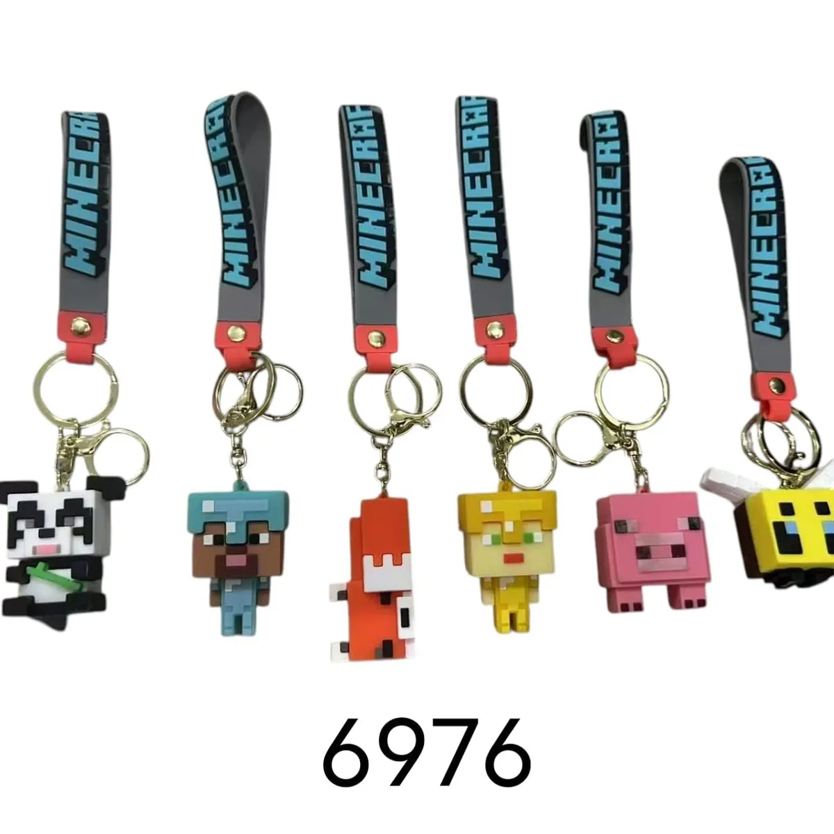 Brelok do Kluczy Minecraft Postacie Pikselowe
