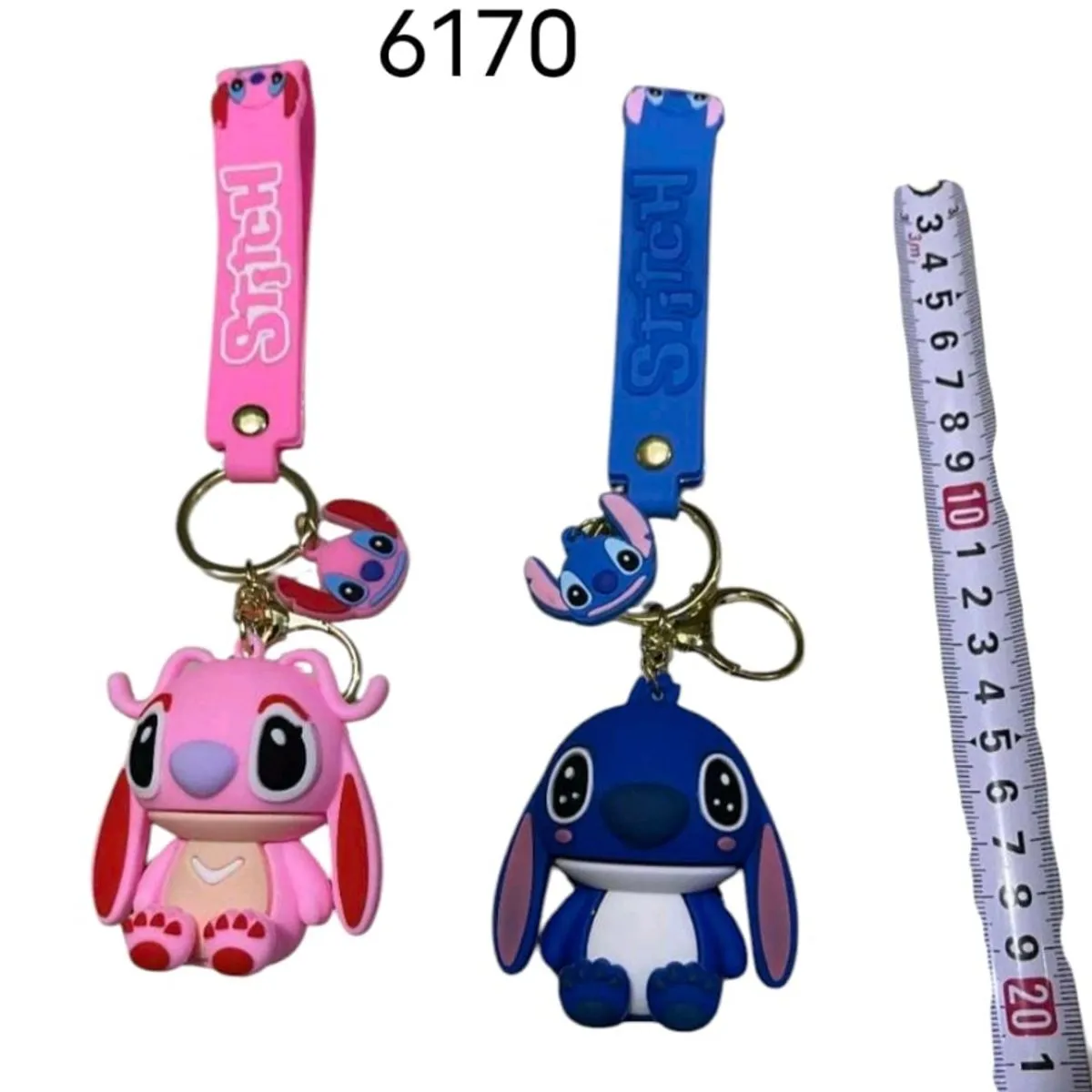 Brelok do Kluczy Stitch Różowy i Niebieski 6170