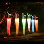 Zestaw 4 lamp solarnych do ogrodu