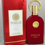 Woda perfumowana Philos Rosso 100ml - czerwony flakon, złoty korek