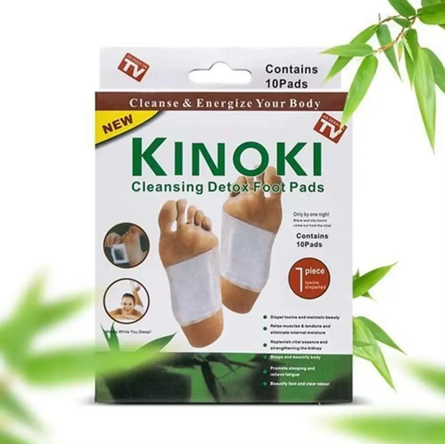 Plastry Detoksykujące na Stopy Kinoki Cleansing Detox Foot Pads, 10 szt.