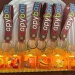 Brelok Kapibara LED Kostka z Paskiem Silikonowym