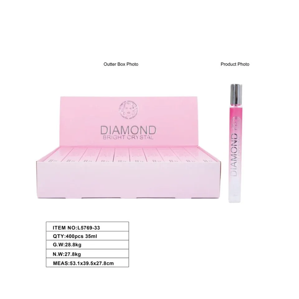 Perfumy Diamond Bright Crystal Różowe 35ml